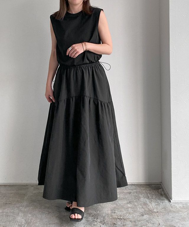 166cm / ブラック×ブラック / M