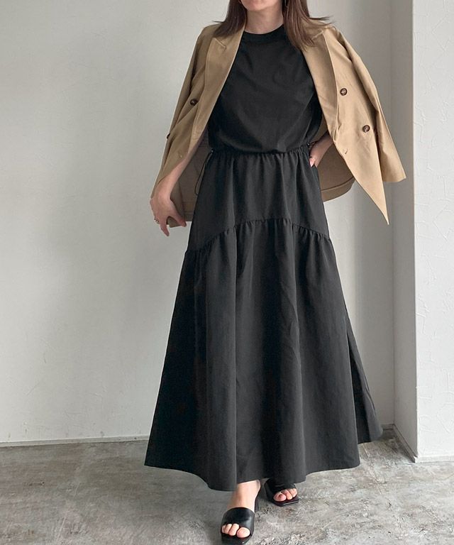 166cm / ブラック×ブラック / M