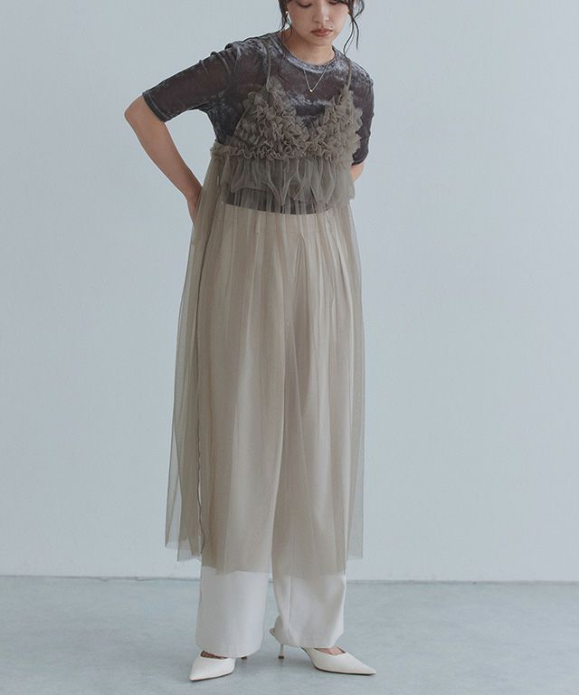 163cm / グレージュ / M