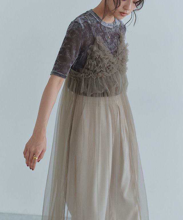 163cm / グレージュ / M