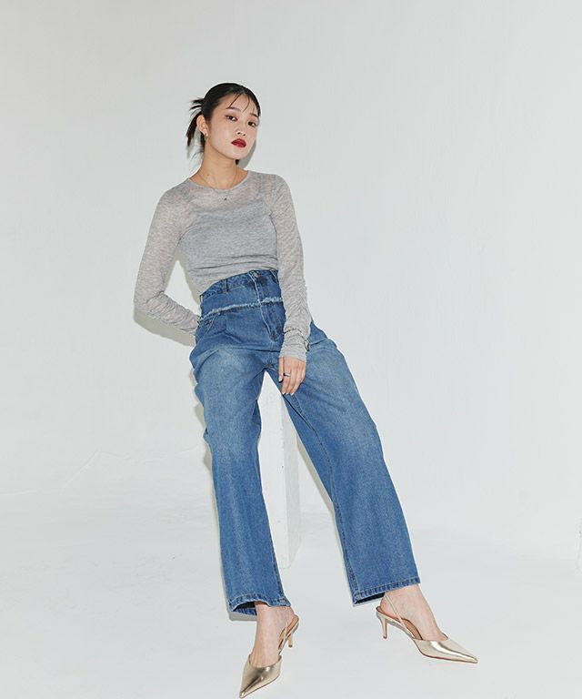 166cm / ブルー / M