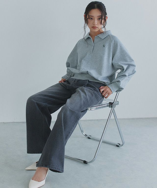 163cm / グレー / S