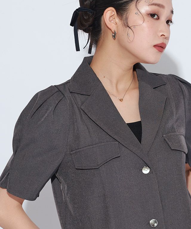 166cm / チャコール / M