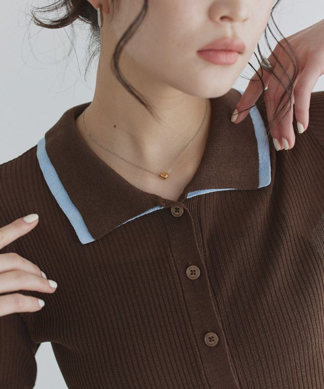 166cm / ブラウン×ブルー / M