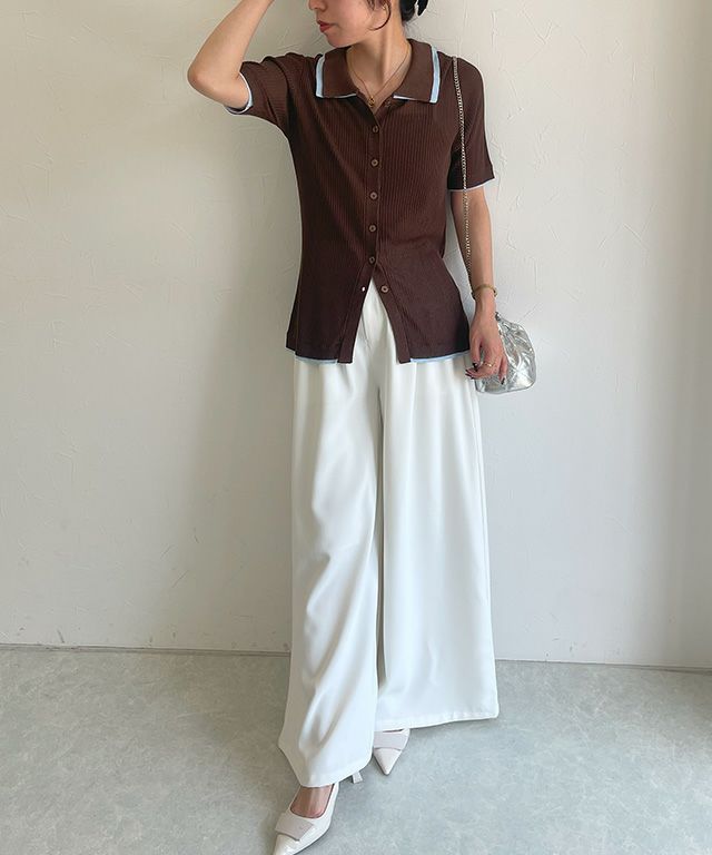 158cm / ブラウン×ブルー / M