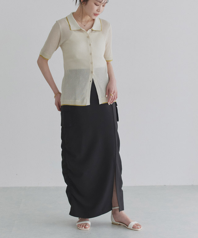 158cm / ブラウン×ブルー / M