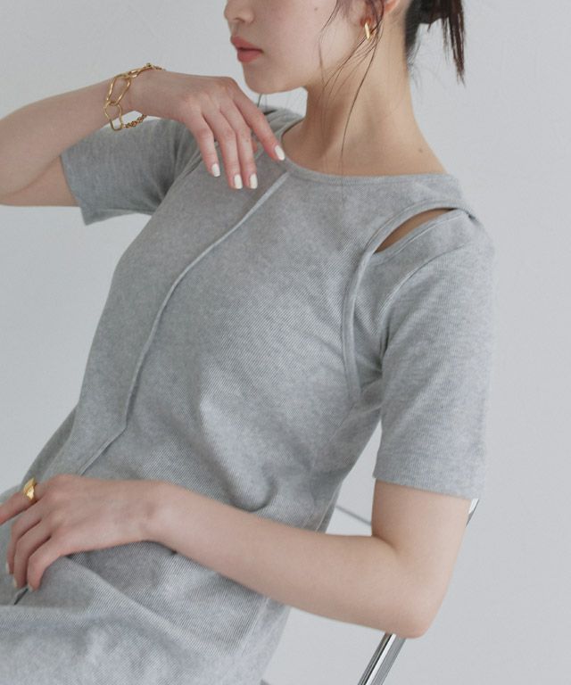 166cm / 杢グレー / FREE