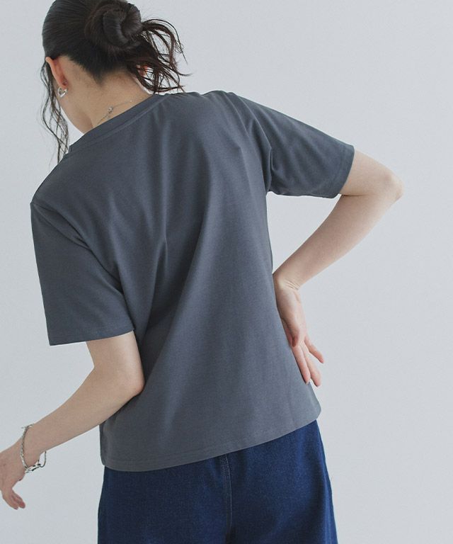 166cm /  チャコール×オフホワイト / M
