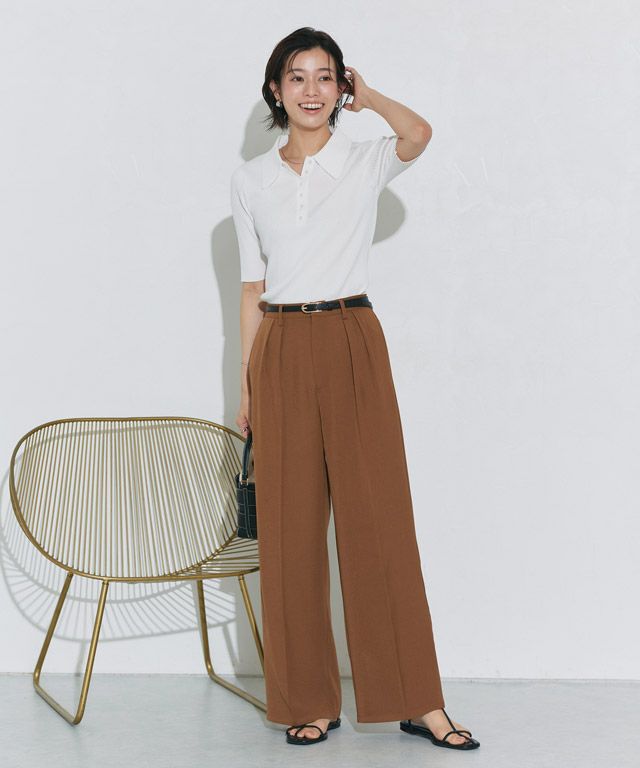 167cm / パールボタン / オフホワイト / M