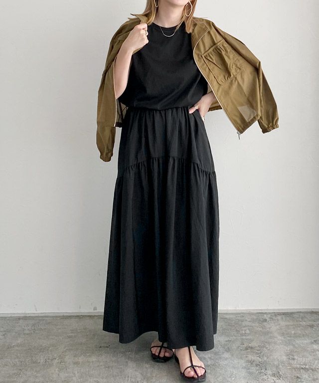 166cm / ブラック×ブラック＆キャメル / M