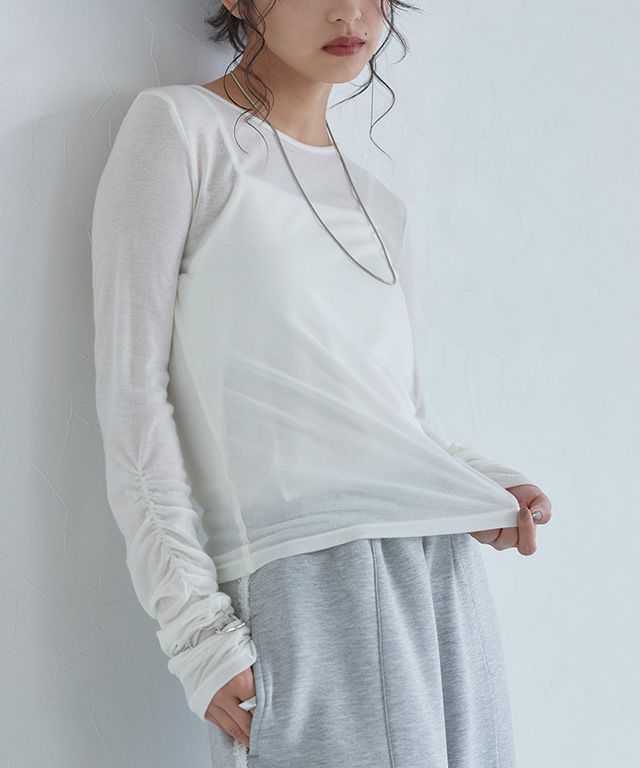 163cm / アイボリー / M