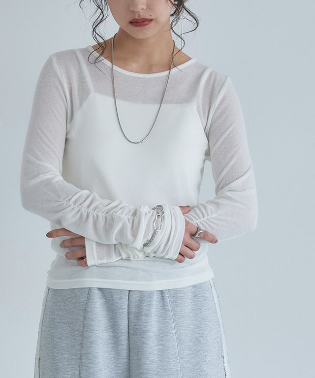 163cm / アイボリー / M