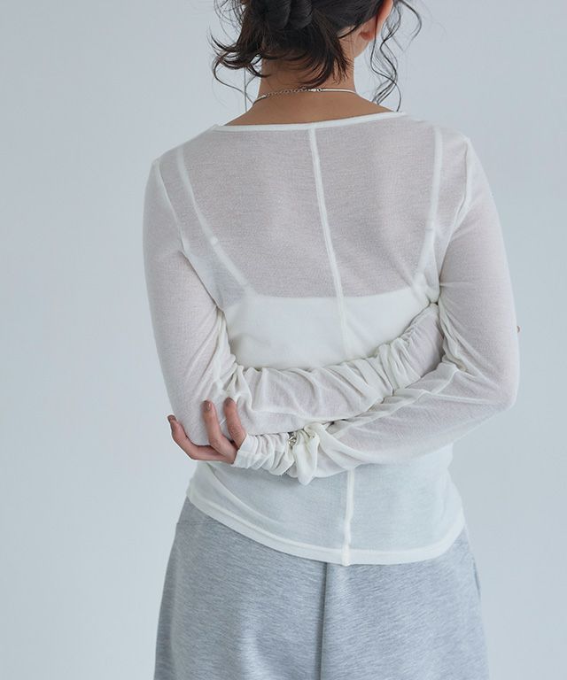 163cm / アイボリー / M