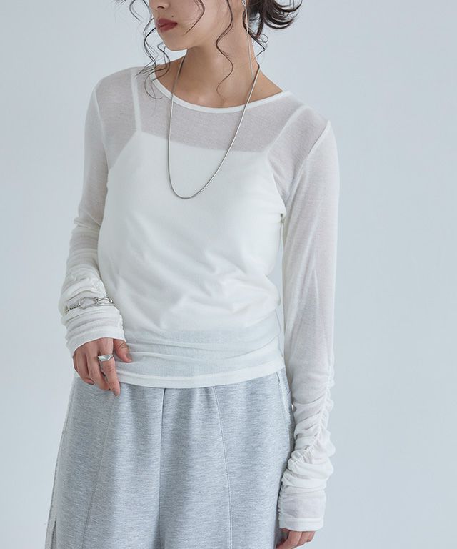 163cm / アイボリー / M