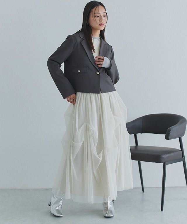 163cm / オフホワイト / M