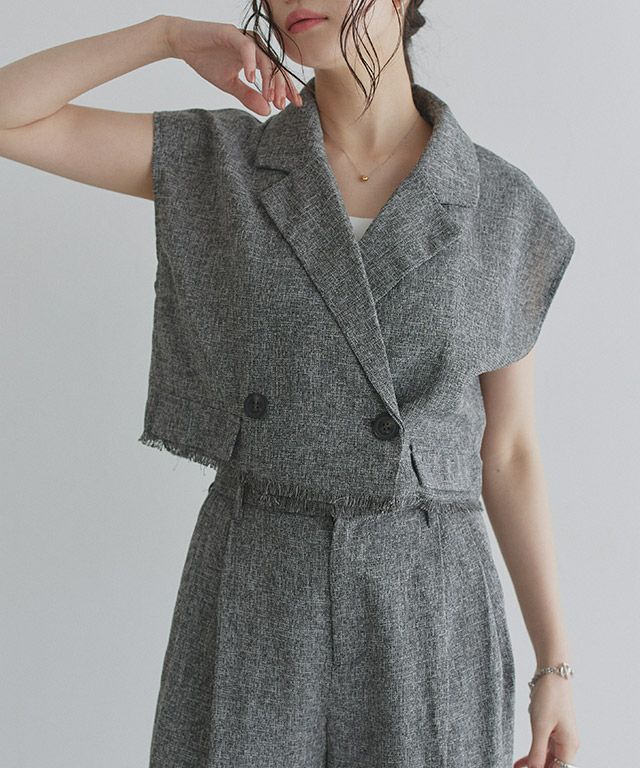 サマーツイードショートジャケット