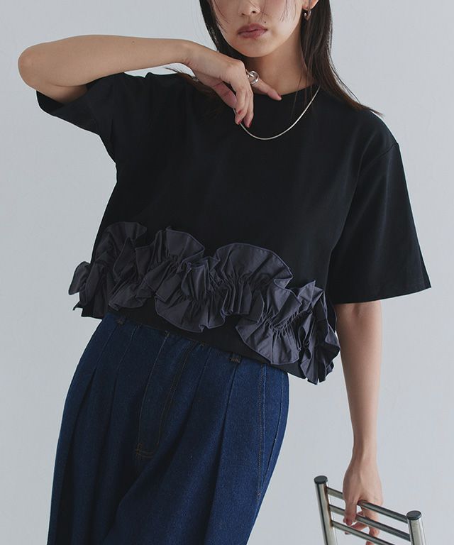 163cm / ブラック×チャコール / M