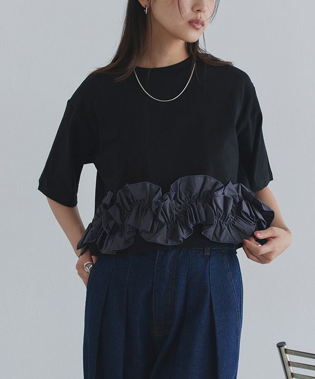 163cm / ブラック×チャコール / M