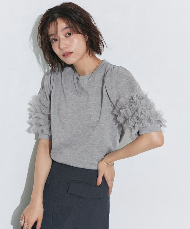 167cm / 杢グレー / M