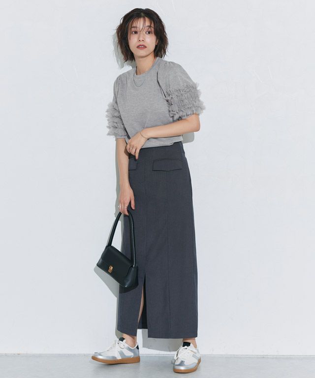 167cm / 杢グレー / M