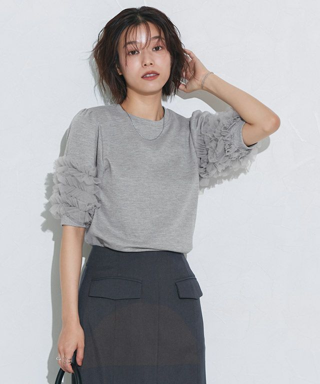 167cm / 杢グレー / M