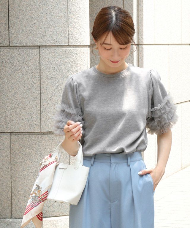 163cm / 杢グレー / M