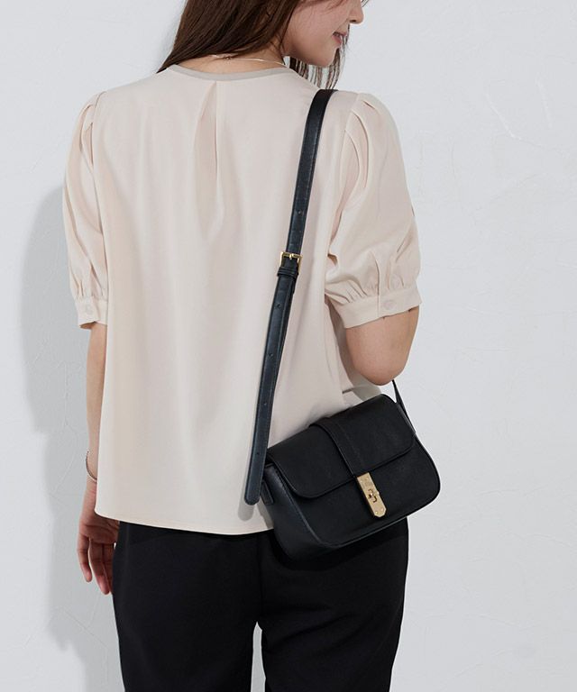 166cm / アイボリー×グレージュ / M