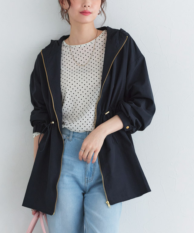 167cm / ベロア / アイボリー / クルーネック / M