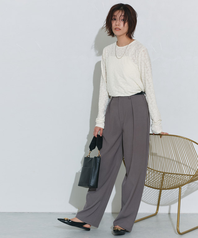 167cm / ラメ / シルバー / ハイネック / M