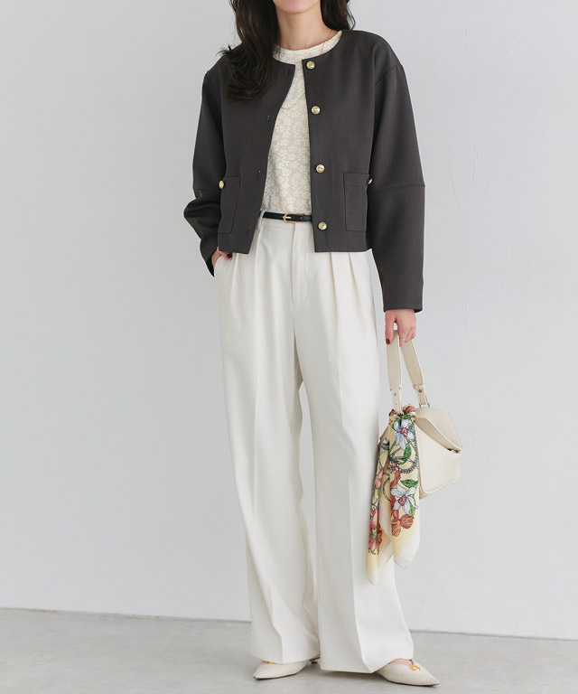 167cm / レース / ブラック / ハイネック / M