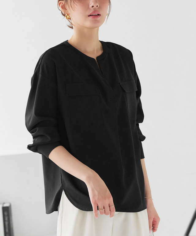 163cm / グレイッシュピンク / M