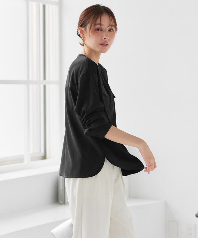 163cm / グレイッシュピンク / M