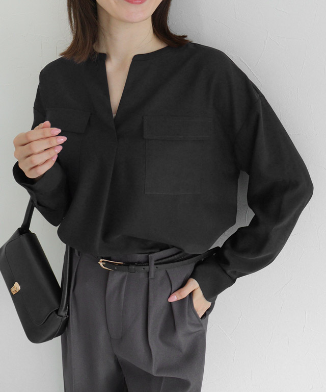 163cm / グレイッシュピンク / M