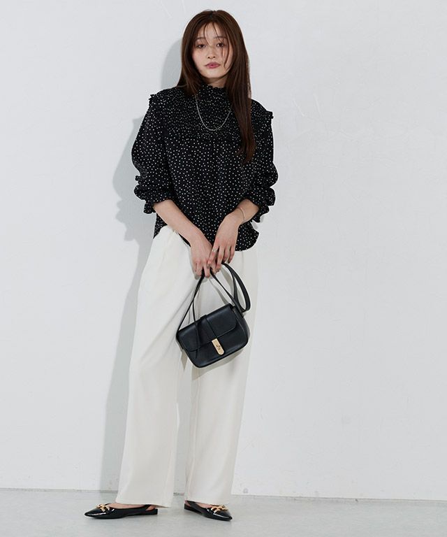 166cm / ドット / ブラック / M