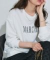 ビジューロゴデザインスウェット