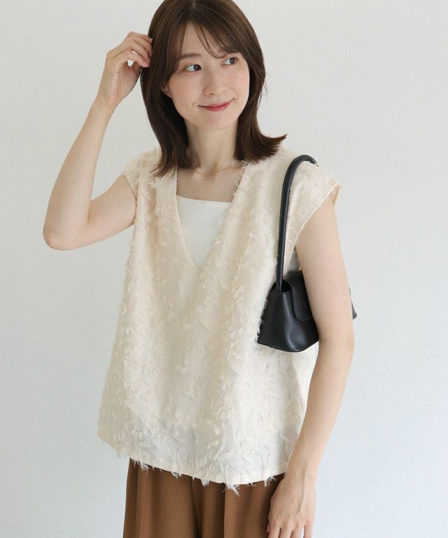 163cm / アイボリー / M