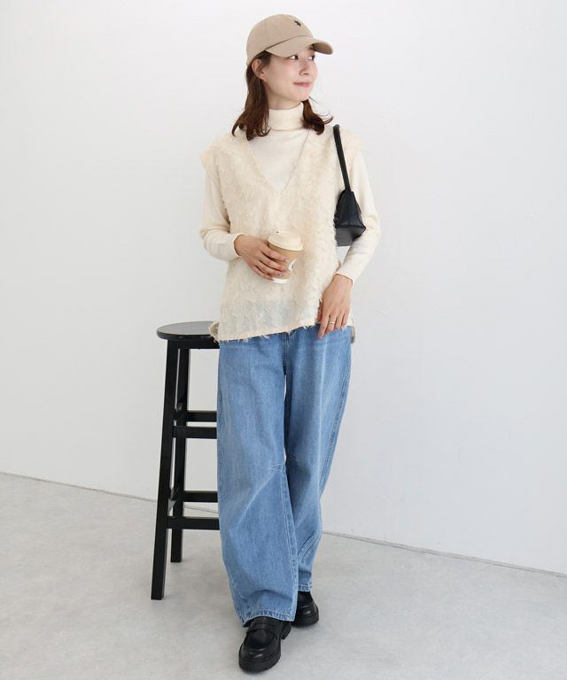 163cm / アイボリー / M