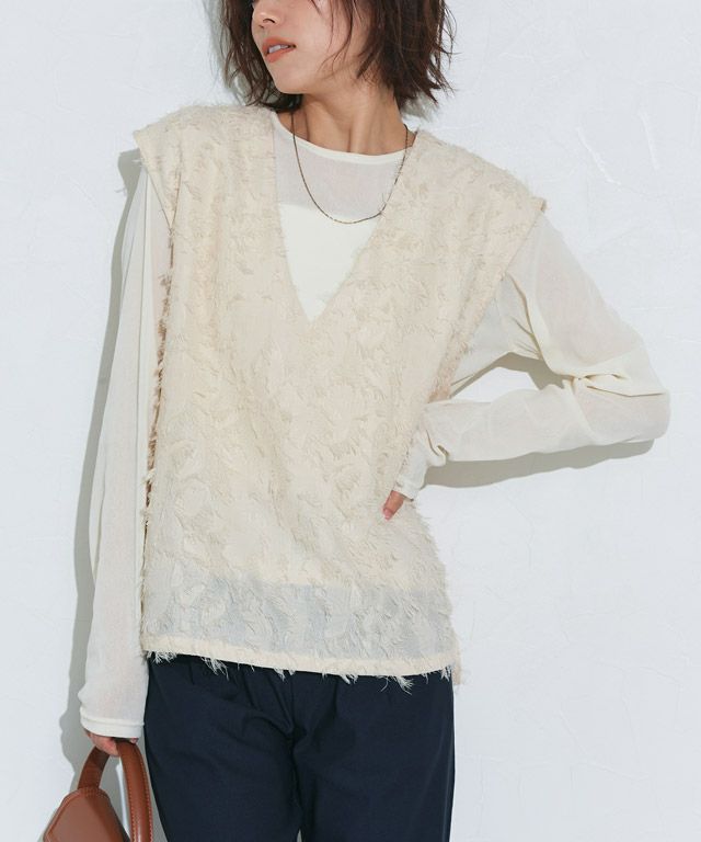 167cm / アイボリー / M