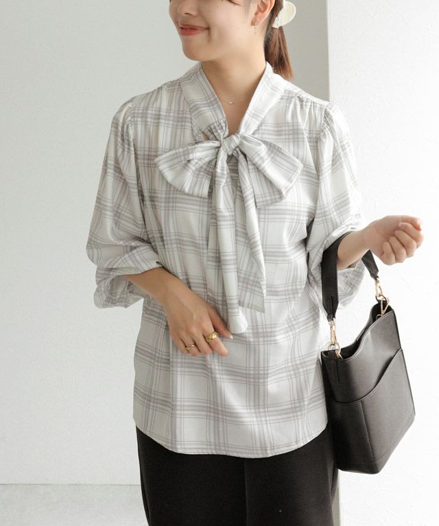 150cm / チェック / アイボリー / M