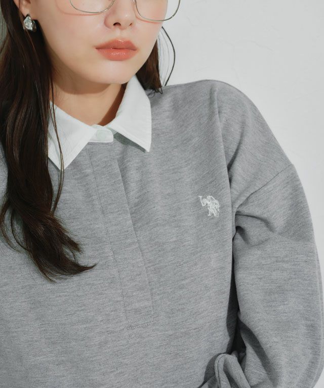 167cm / 杢ライトグレー / M