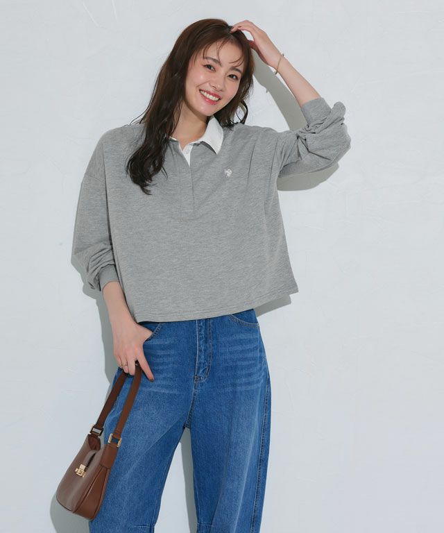 167cm / 杢ライトグレー / M