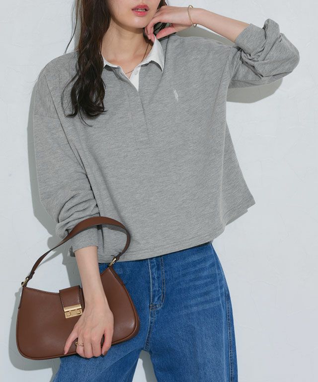 167cm / 杢ライトグレー / M