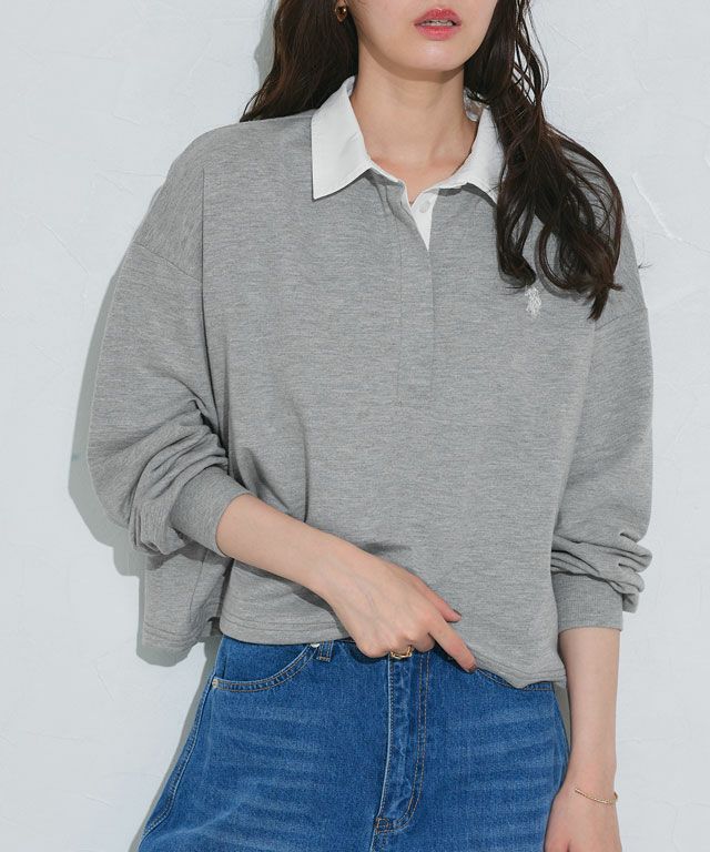 167cm / 杢ライトグレー / M