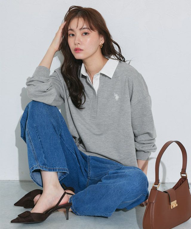 167cm / 杢ライトグレー / M