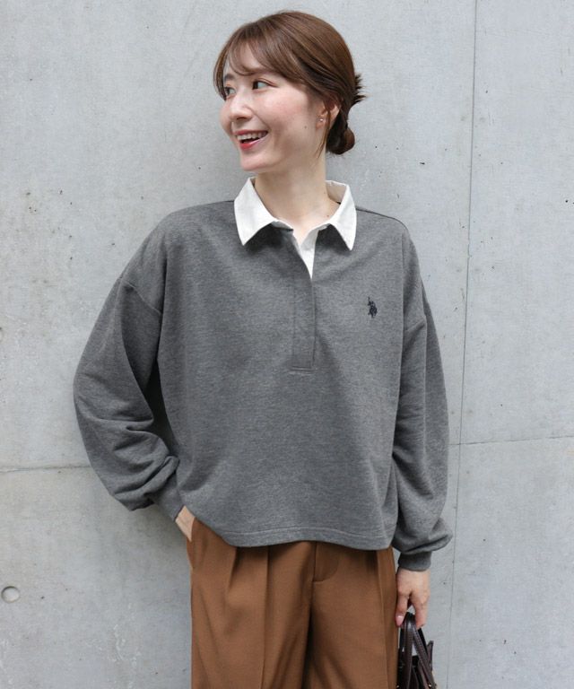 163cm / 杢チャコール / M