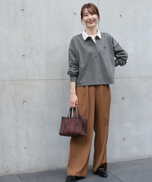 163cm / 杢チャコール / M