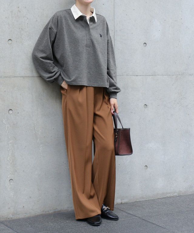 163cm / 杢チャコール / M