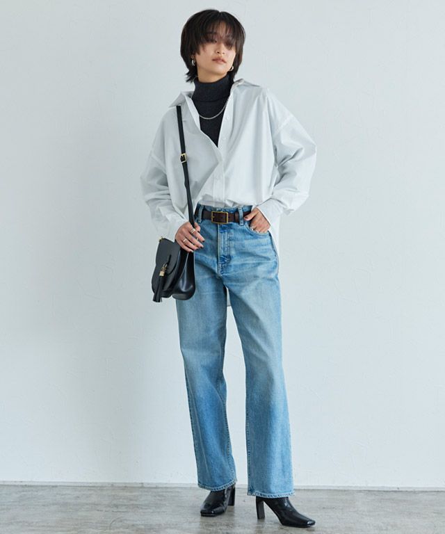 166cm / オフホワイト / ロング丈 / M