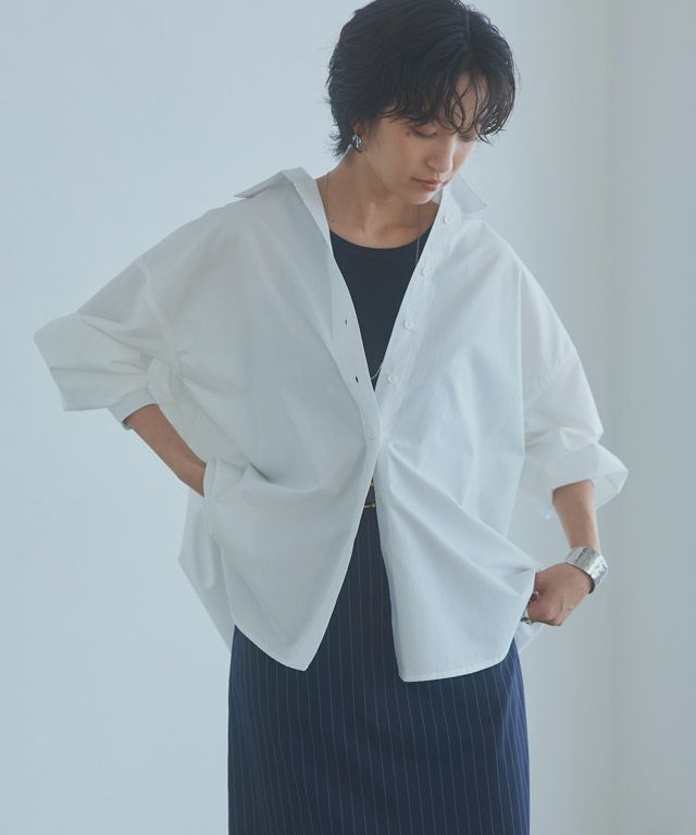 166cm / オフホワイト / ミドル丈 / M