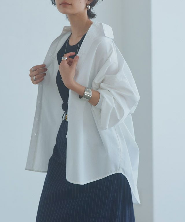 166cm / オフホワイト / ミドル丈 / M